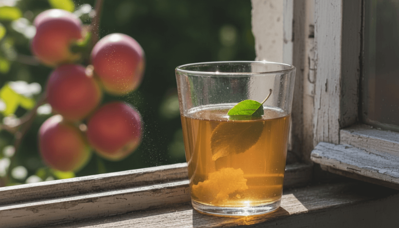 Descubra o Segredo do Copo de Vinagre de Maçã na Janela!